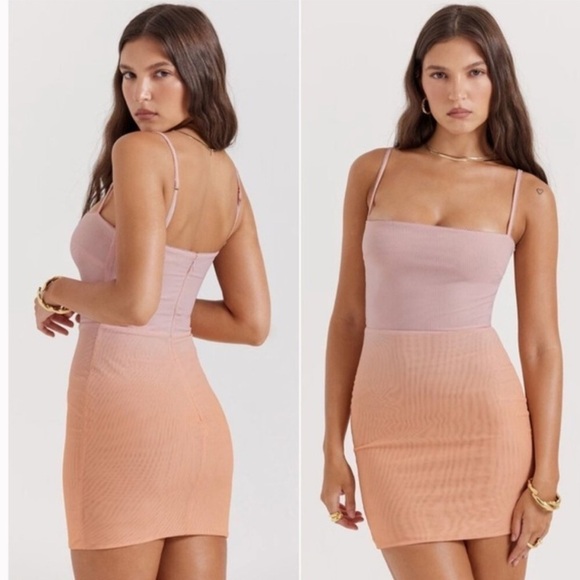 House of CB DEVA OMBRE MINI DRESS size l+ - Picture 4 of 7